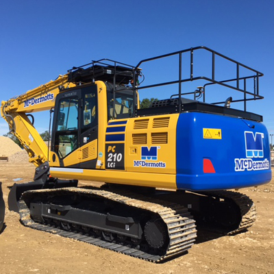 We have added three new 20 tonne Komatsu PC210LCi excavators to our fleet which include integrated machine control and a 3D guidance system.