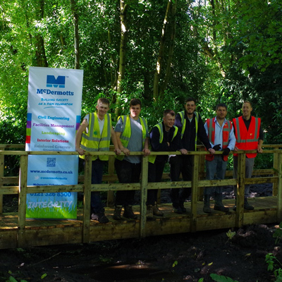 Our apprentices have been supporting some of Willmott Dixon's trainees with a project at Highbury Orchard Community in Birmingham.