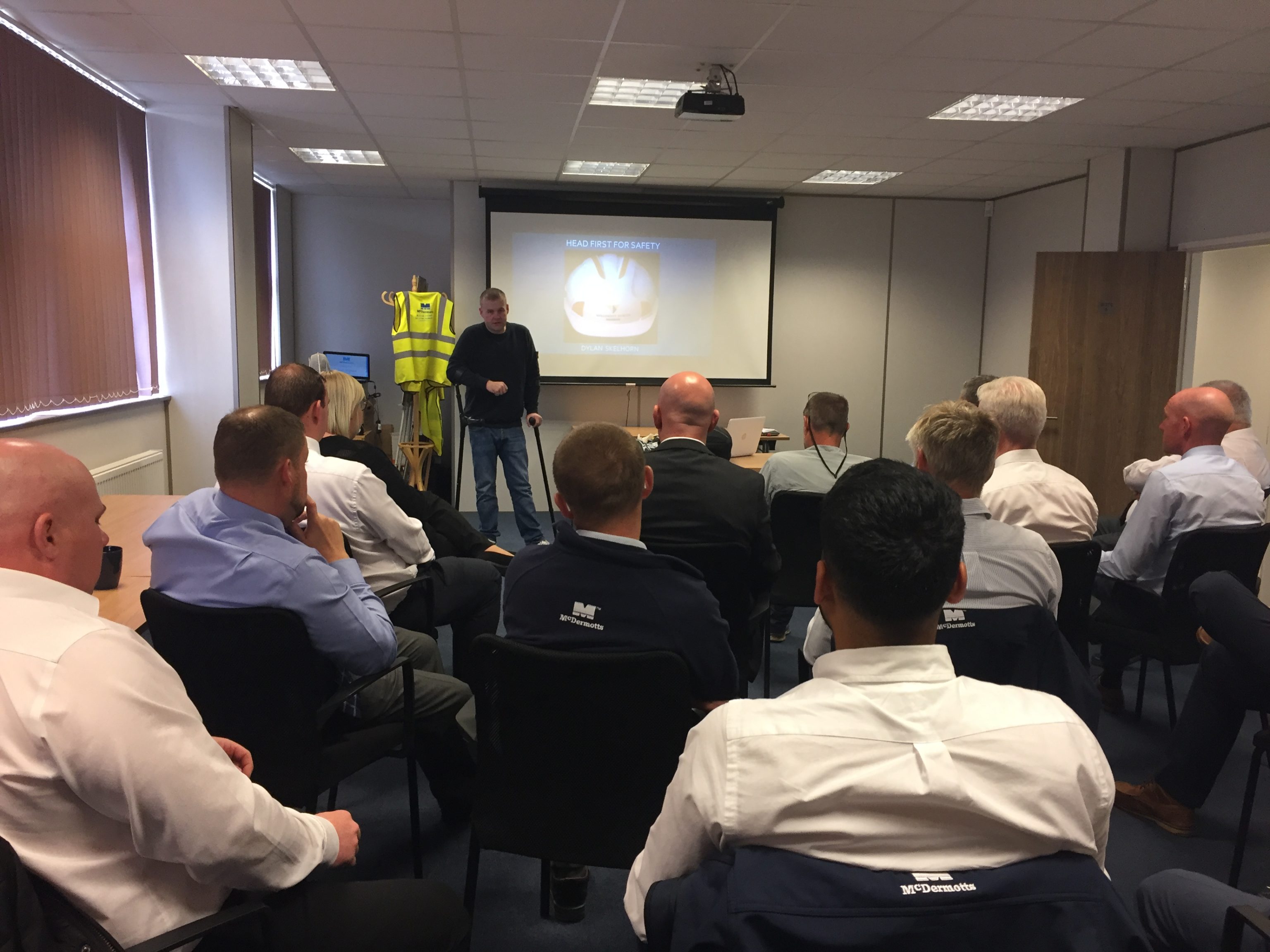 Last week Willmott Dixon's All Safe Ambassador, Dylan Skelhorn, came to our office to share his story about how one decision changed his life forever.