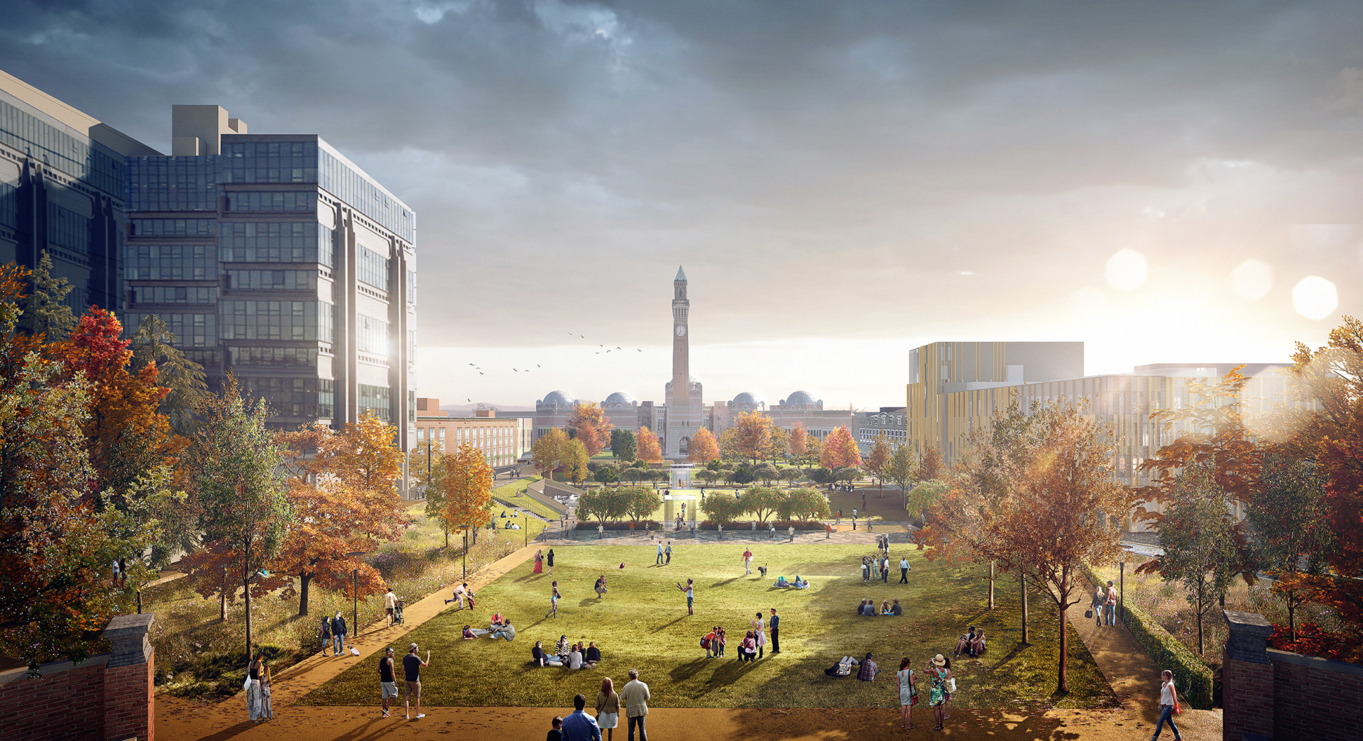 We have successfully secured a new project with Willmott Dixon to construct a striking new parkland at the centre of the University of Birmingham campus known as Green Heart.