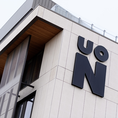 We've handed over the first building at the University of Northampton to main contractor, Bowmer & Kirkland.
