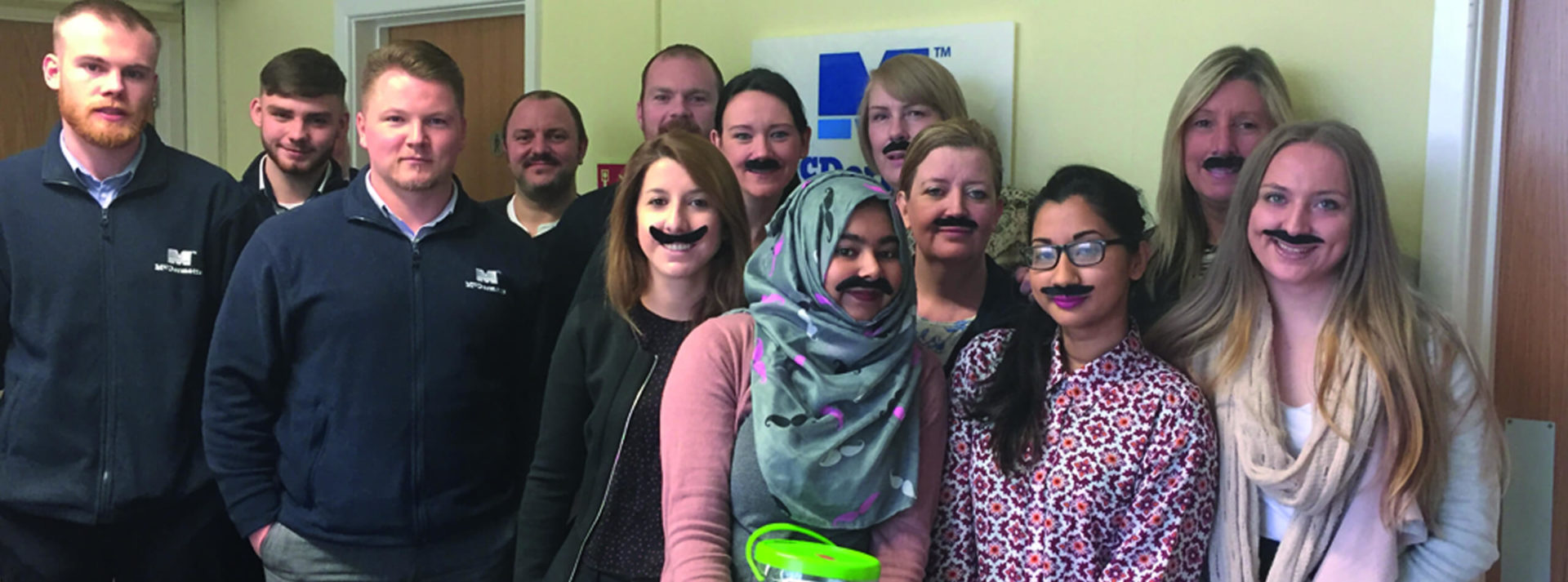 Well done to our Movember team for raising £2,084 for charity while sporting some very impressive moustaches!