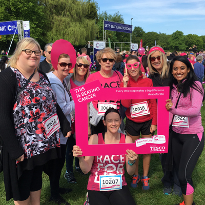 Well done to all everyone that took part in Race for Life in Walsall on Sunday 13th May, raising £1,600 for Cancer Research.