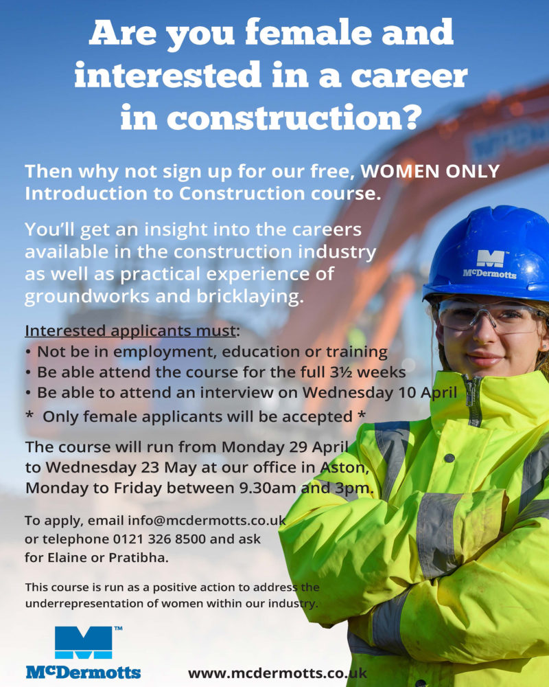 McDermotts Women in Construction course 2