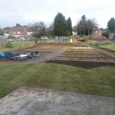 Here are a few more photos of the progress made at the new Pines School allotment.