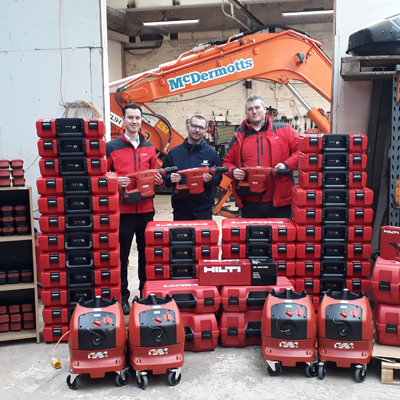 Hilti’s Fleet Management Service allows us to put together a customised mix of high-end tools and equipment to suit our needs.
