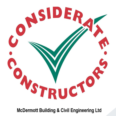 We are proud to report that we have been awarded 4.5 stars out of 5 from the Considerate Constructors Scheme (CCS) against their Code of Practice. The CCS is a national scheme designed to raise standards across all major construction sites.