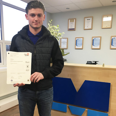 Congratulations to our newest apprenticeship graduates Kyle and Callum Elgie who have just completed their Level 2 NVQ Diploma in Construction and Civil Engineering Operations (Construction).