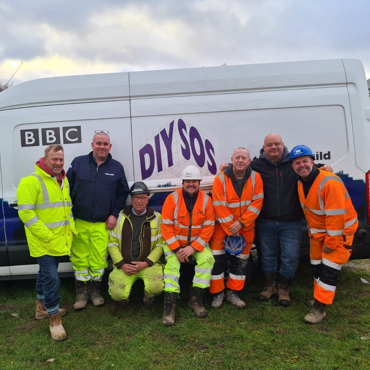 McDermotts and Balfour Beatty colleagues volunteered to prepare a patch of dead space land so that DIY SOS could building an amazing community centre in Stoke.