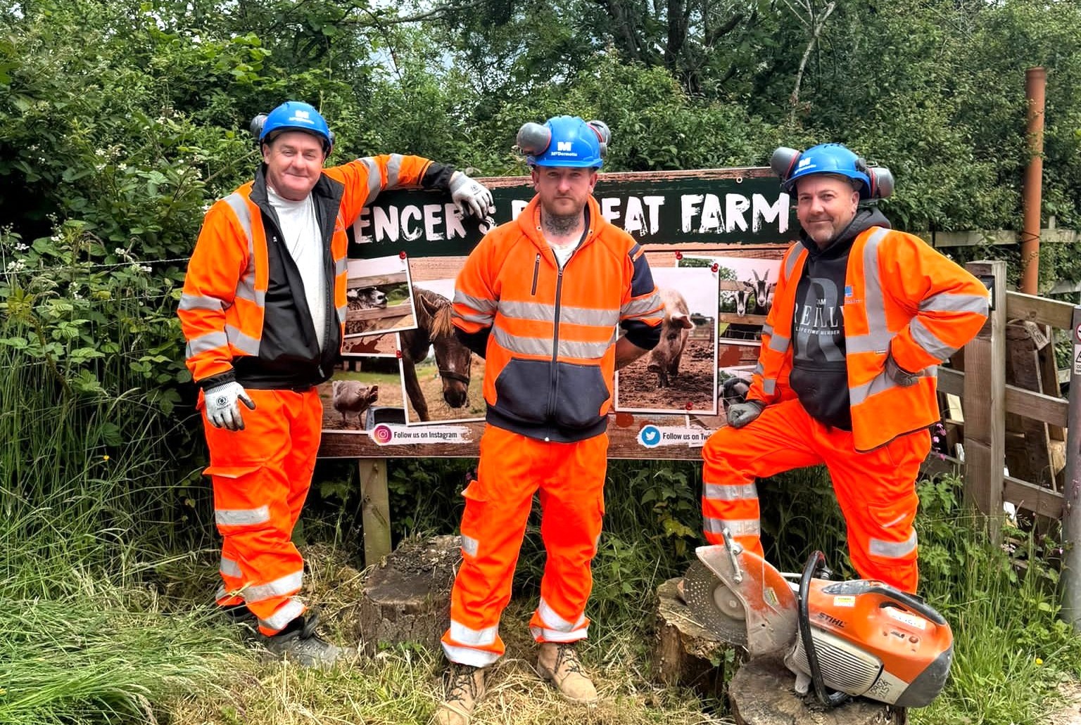 Spencer’s Retreat Farm is local to one of our project sites in Solihull, and we have engaged in two different projects with this charity.