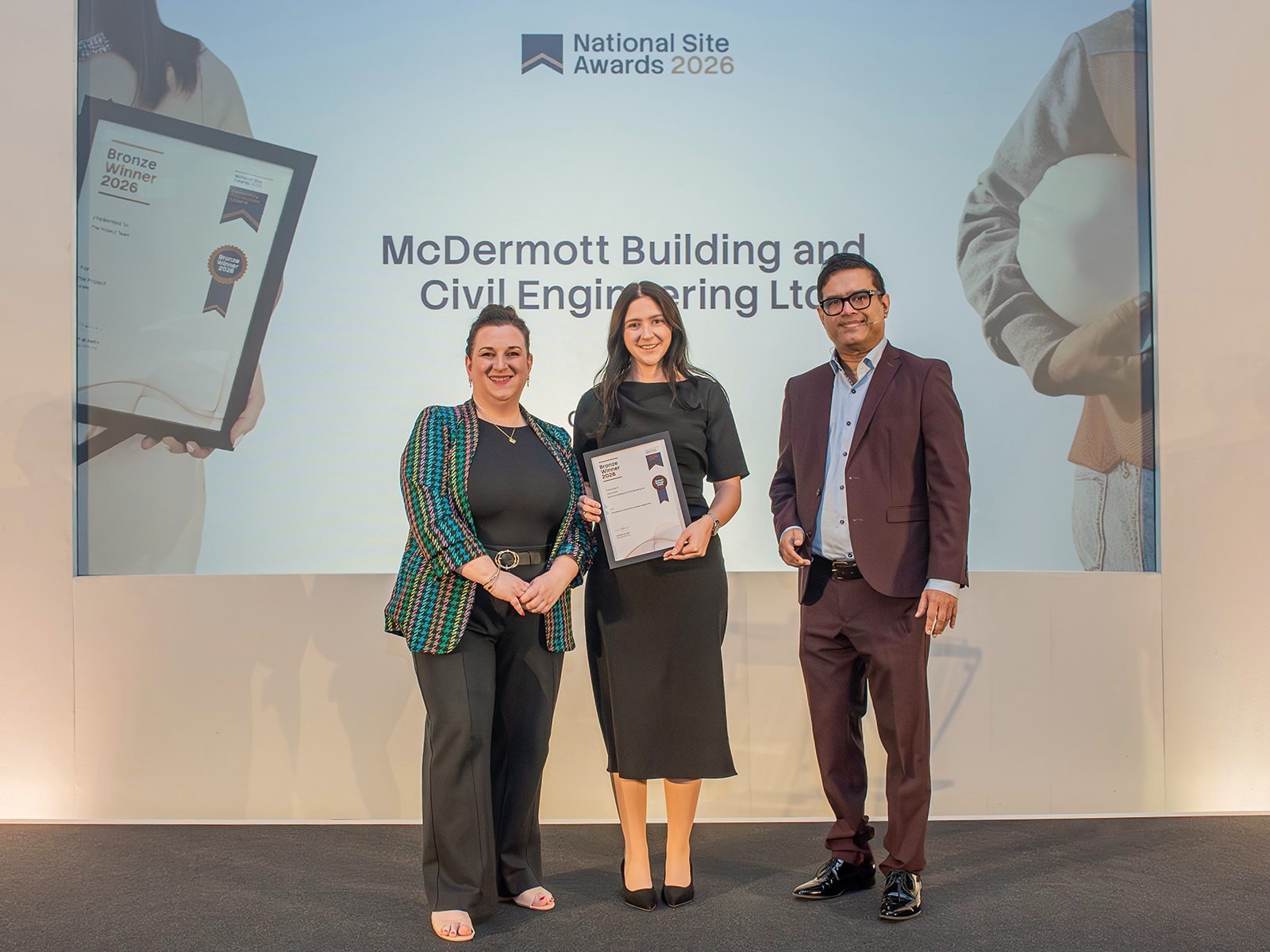 McDermotts has been recognised at the Considerate Constructors Scheme Site Awards 2026, achieving a Bronze Award following consecutive 45/45 audit scores.